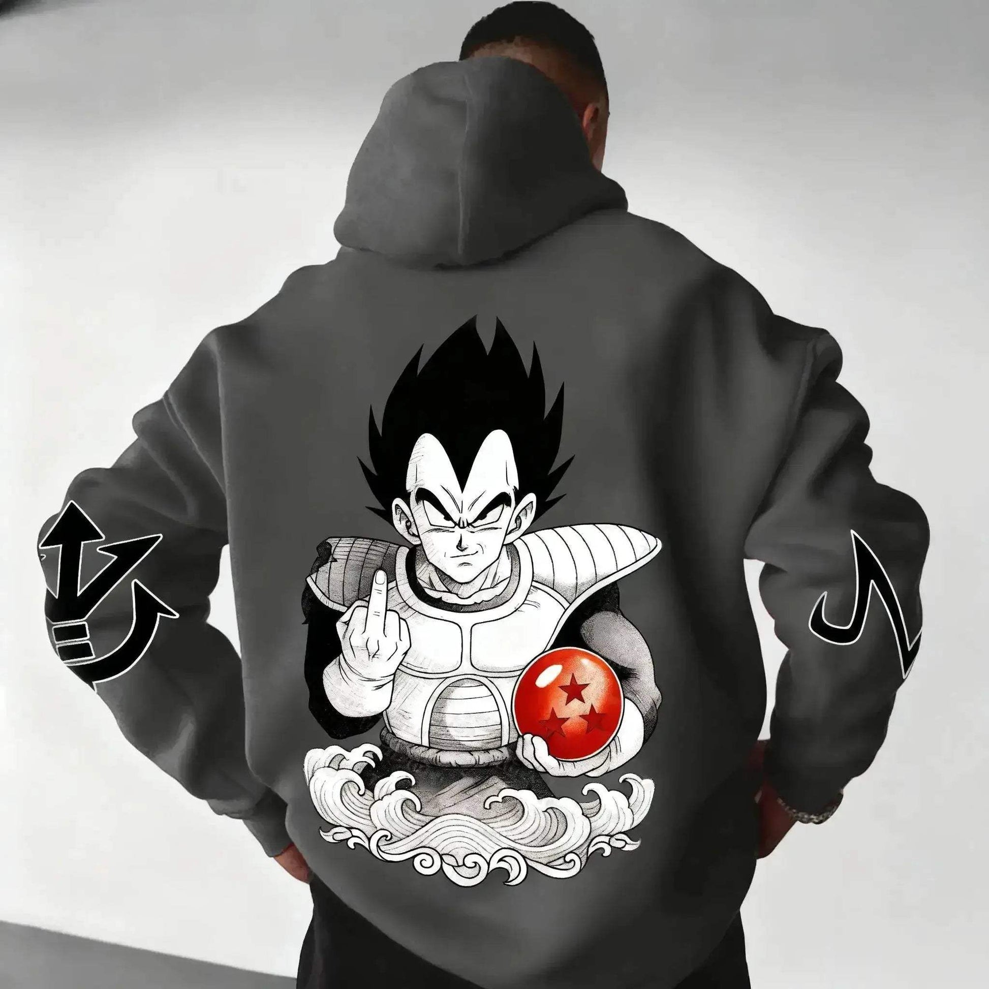 Dragon Ball Anime Hoodie Unisex Oversized Streetwear Pullover - ToylandEU