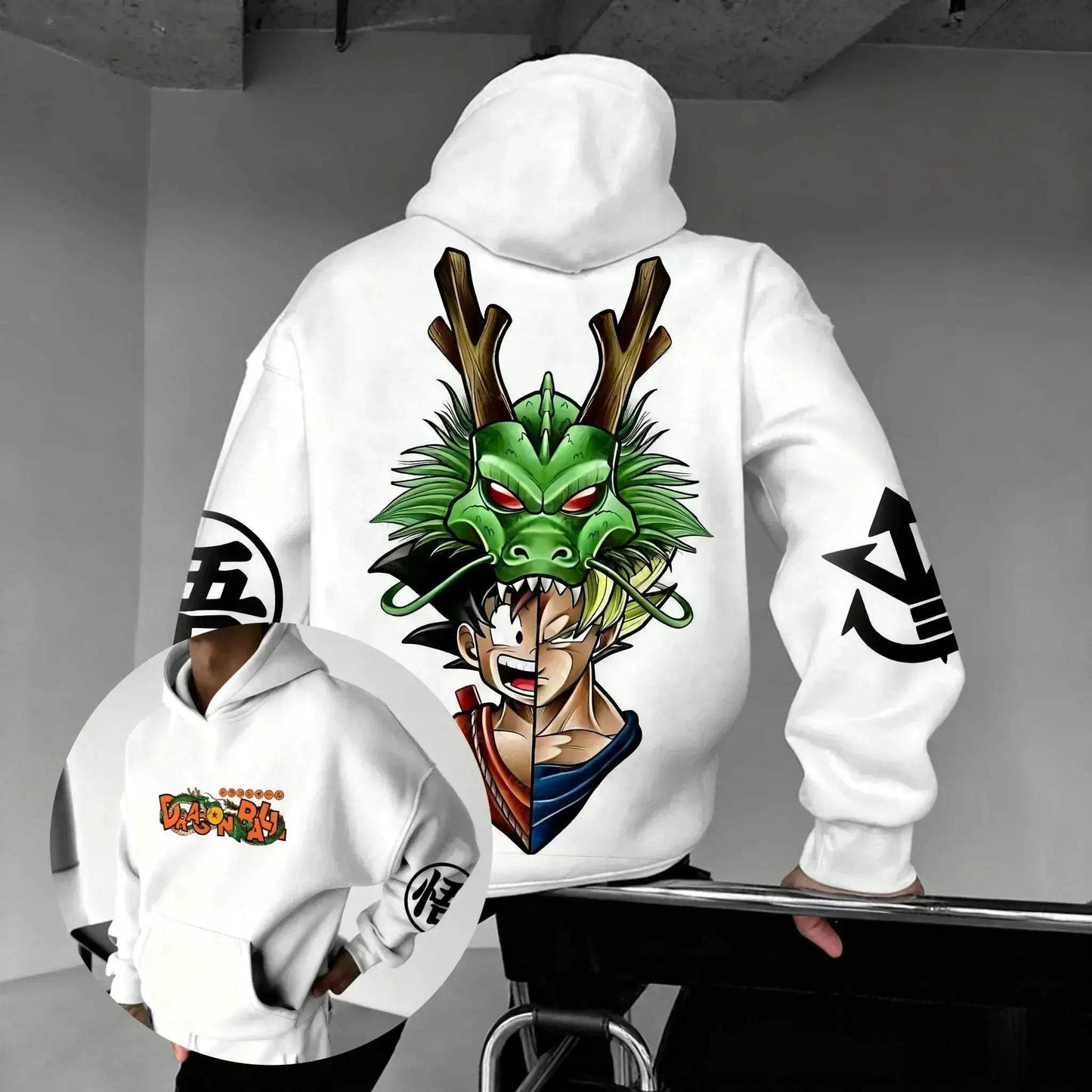 Dragon Ball Anime Hoodie Unisex Oversized Streetwear Pullover - ToylandEU