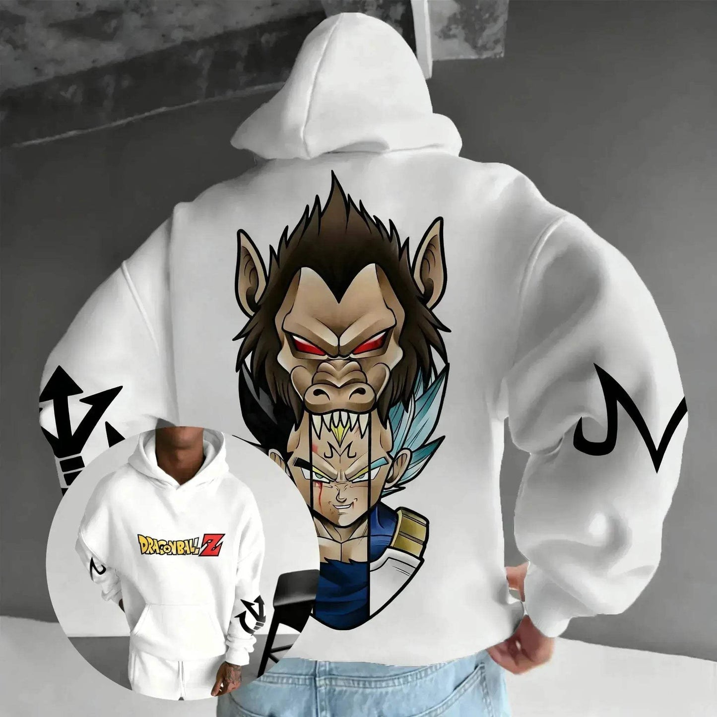 Dragon Ball Anime Hoodie Unisex Oversized Streetwear Pullover - ToylandEU