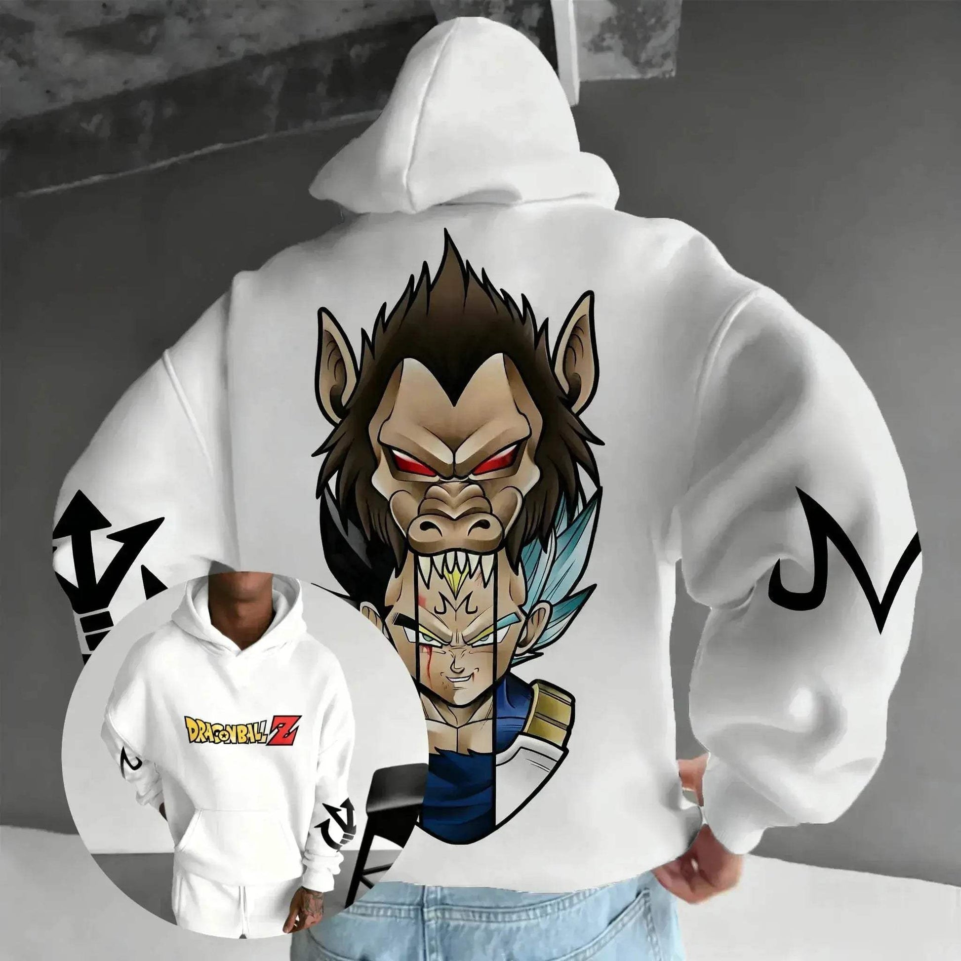 Dragon Ball Anime Hoodie Unisex Oversized Streetwear Pullover - ToylandEU