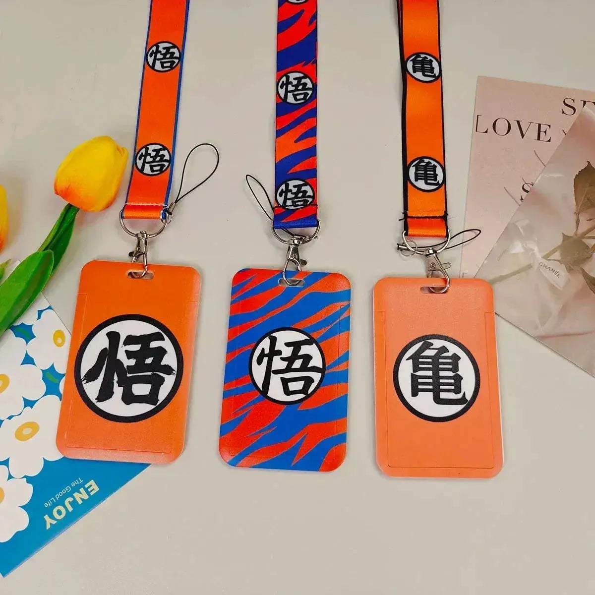 Dragon Ball Credential Holder Anime Lanyards Neck Strap For Card Badge Keychain Accessories Gifts - ToylandEU