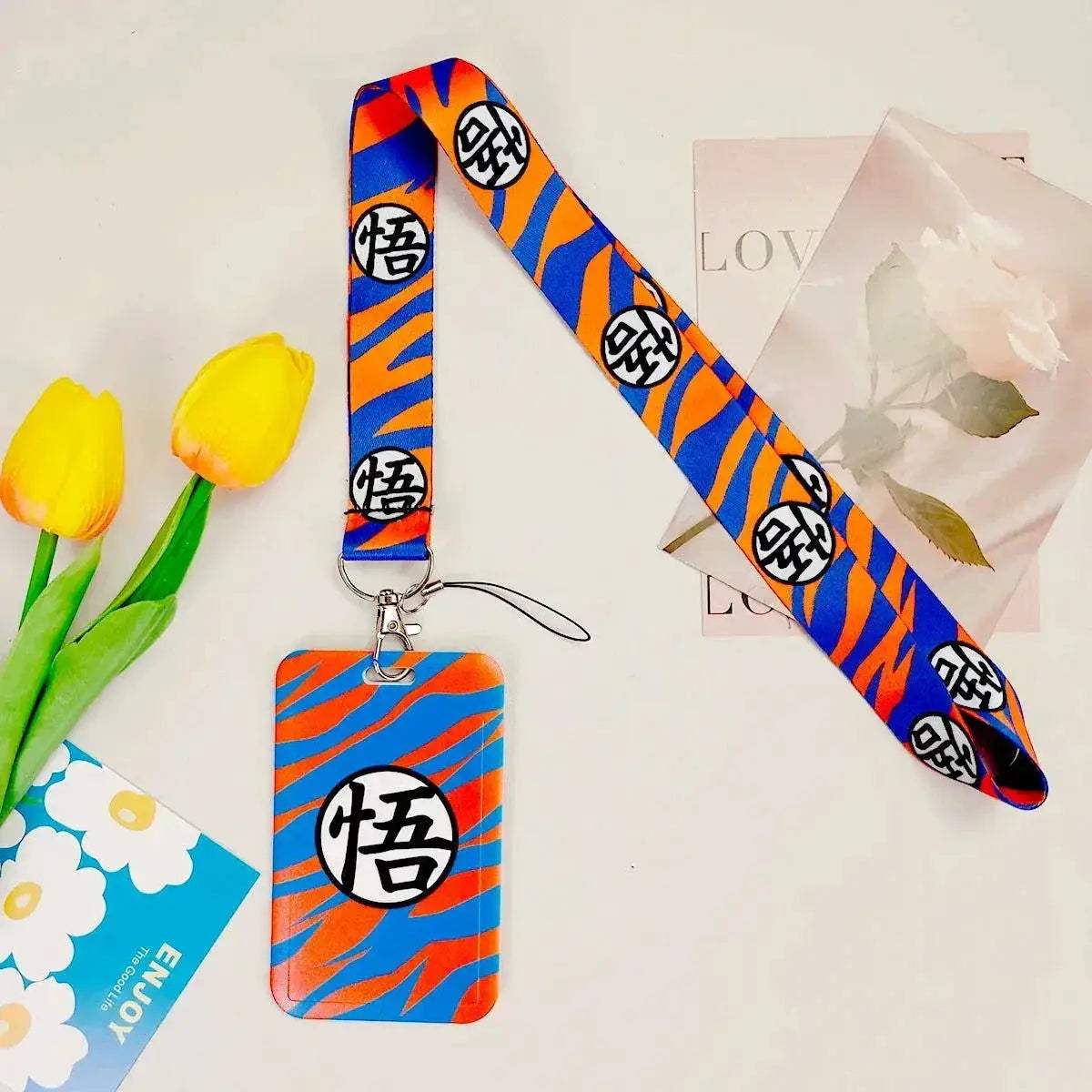 Dragon Ball Credential Holder Anime Lanyards Neck Strap For Card Badge Keychain Accessories Gifts - ToylandEU