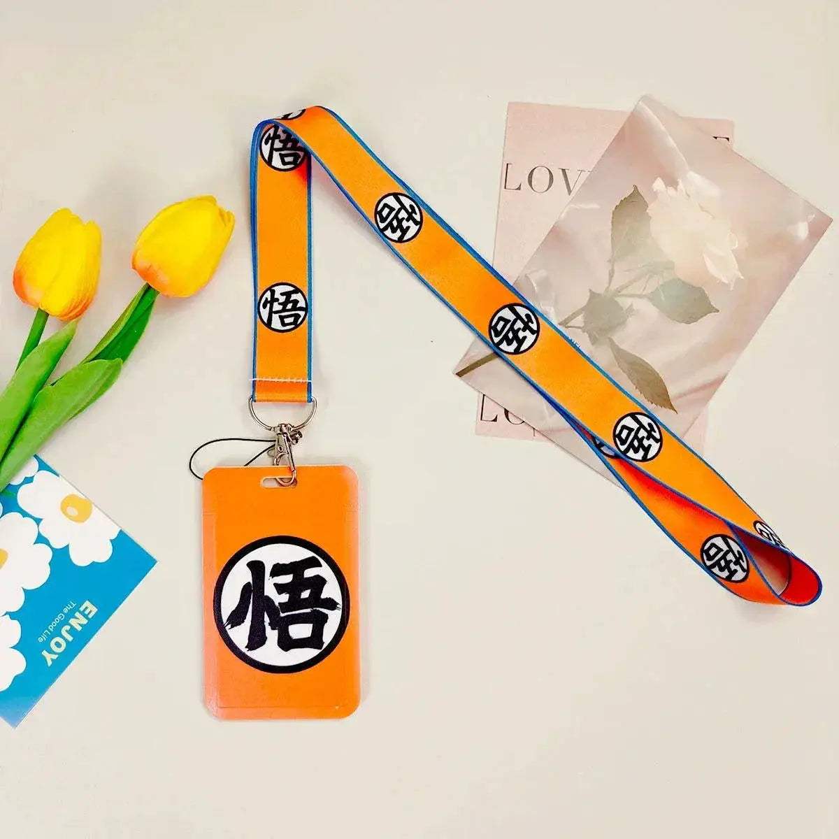 Dragon Ball Credential Holder Anime Lanyards Neck Strap For Card Badge Keychain Accessories Gifts - ToylandEU