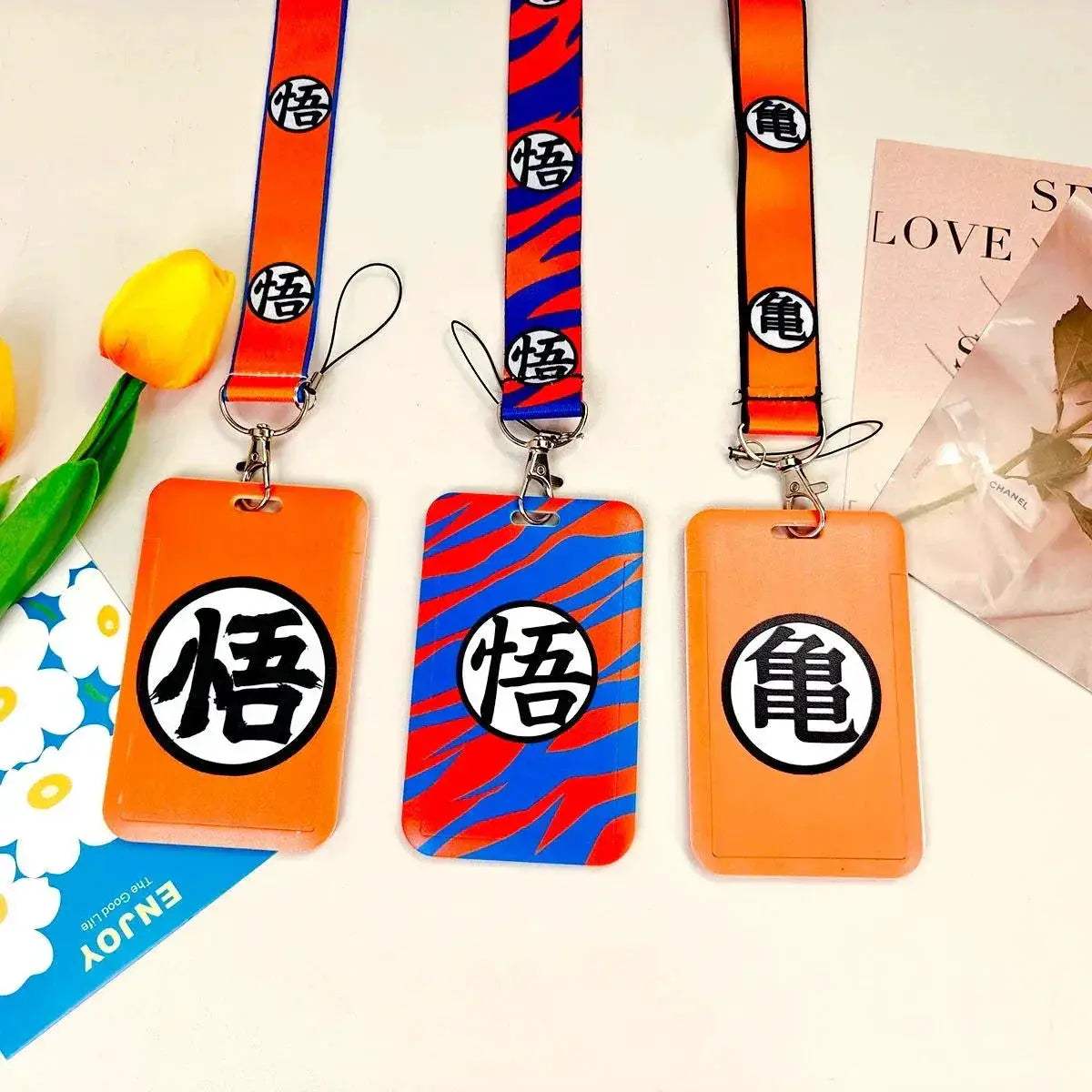 Dragon Ball Credential Holder Anime Lanyards Neck Strap For Card Badge Keychain Accessories - ToylandEU