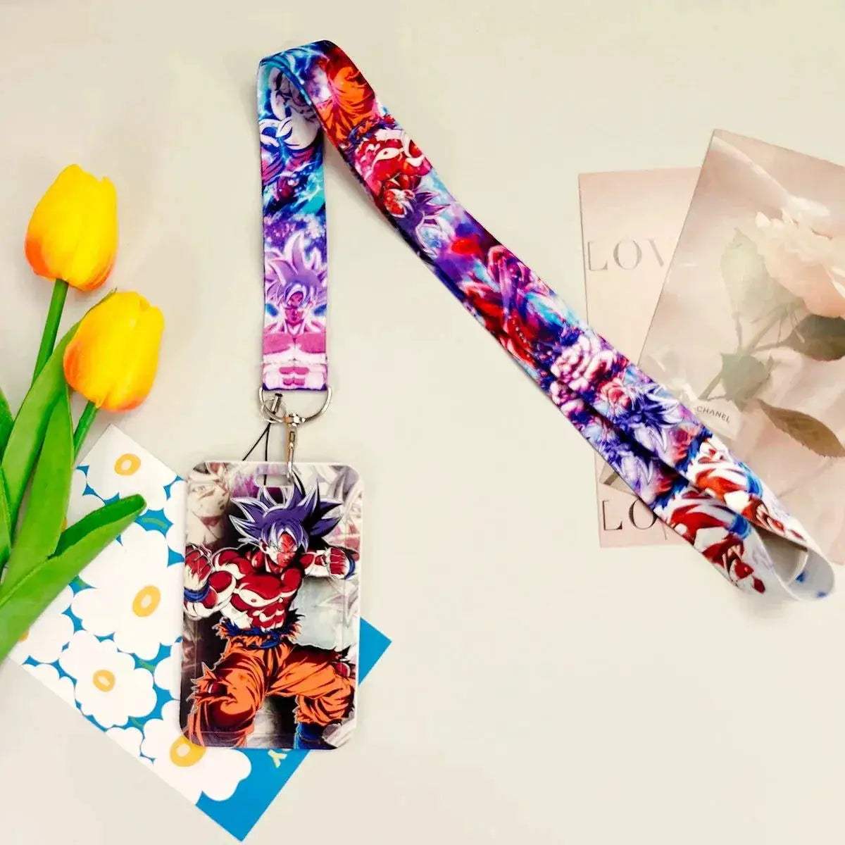 Dragon Ball Credential Holder Anime Lanyards Neck Strap For Card Badge Keychain Accessories - ToylandEU