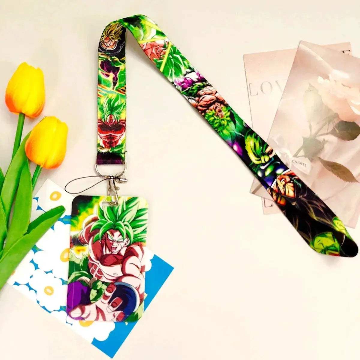 Dragon Ball Credential Holder Anime Lanyards Neck Strap For Card Badge Keychain Accessories - ToylandEU