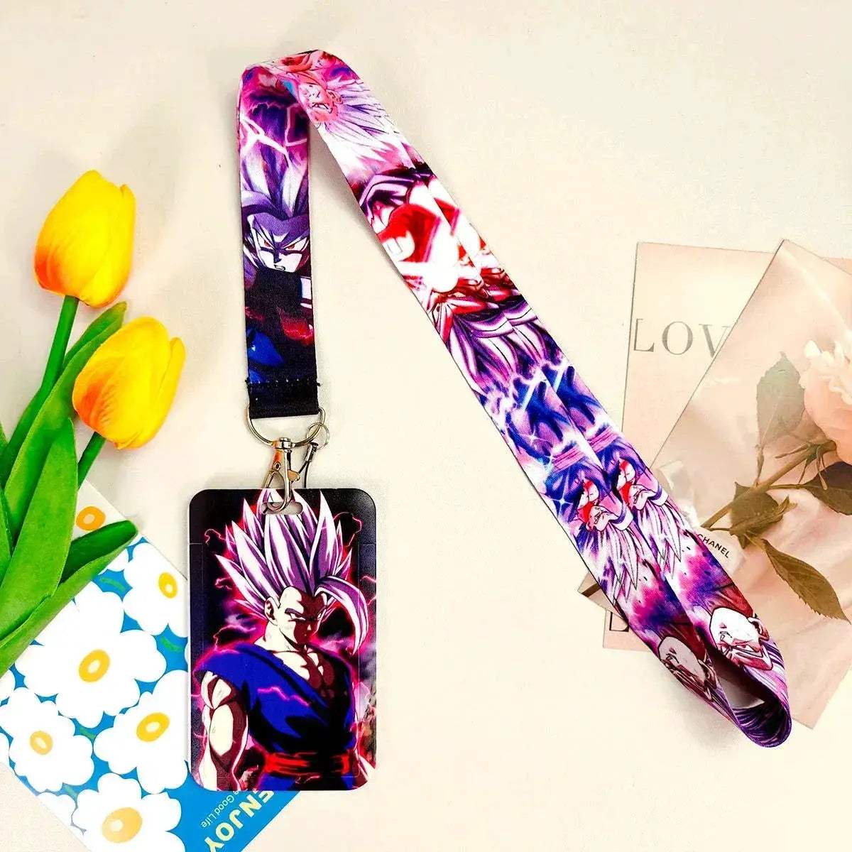 Dragon Ball Credential Holder Anime Lanyards Neck Strap For Card Badge Keychain Accessories - ToylandEU