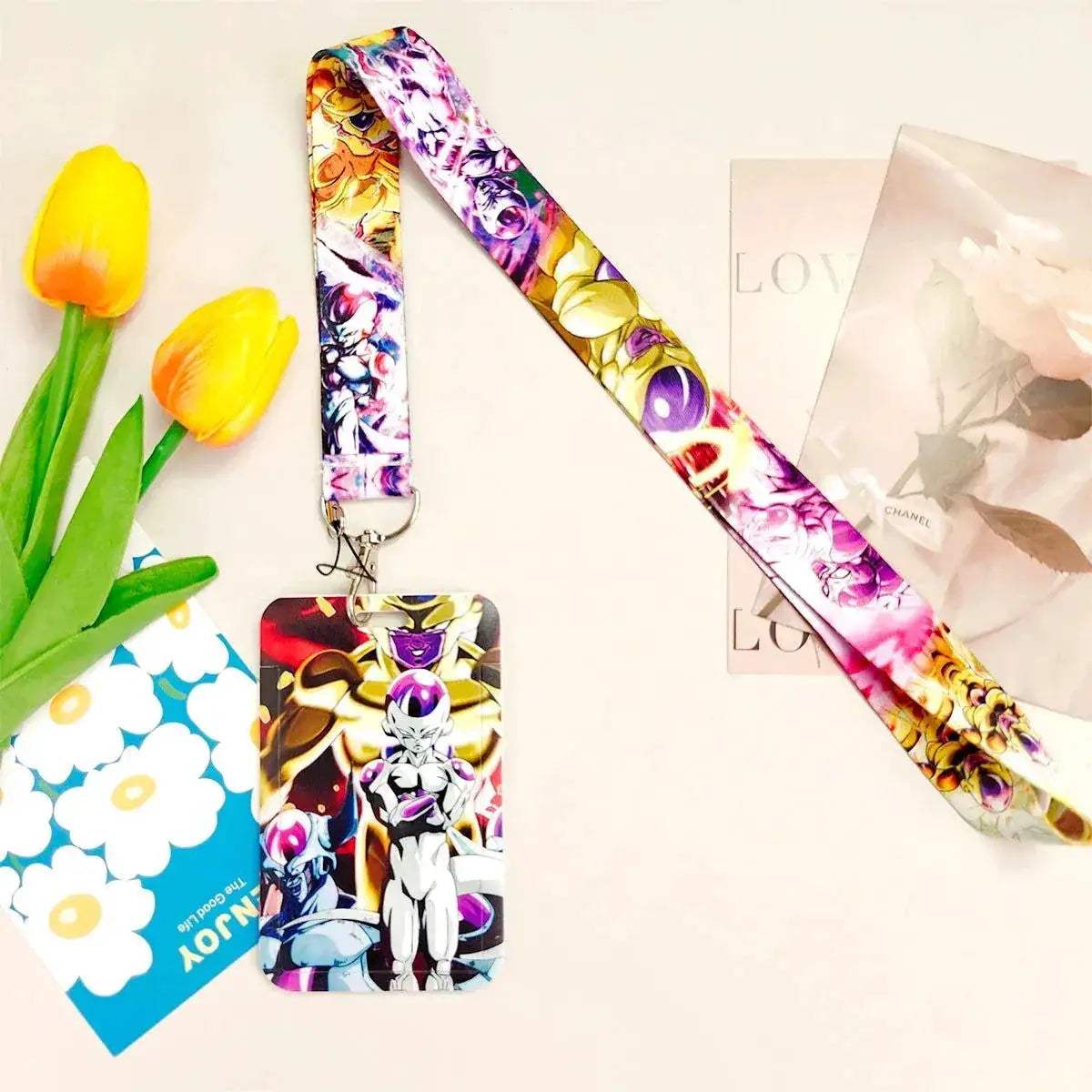 Dragon Ball Credential Holder Anime Lanyards Neck Strap For Card Badge Keychain Accessories - ToylandEU