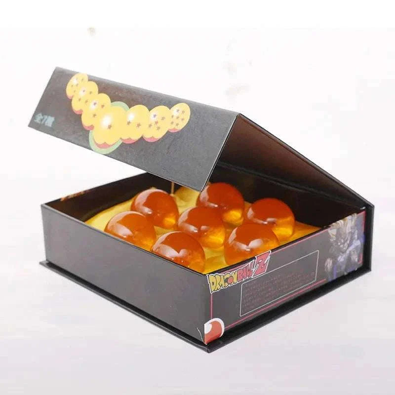  Dragon Ball Crystal Ball Set 7 Piece Shenron Display 