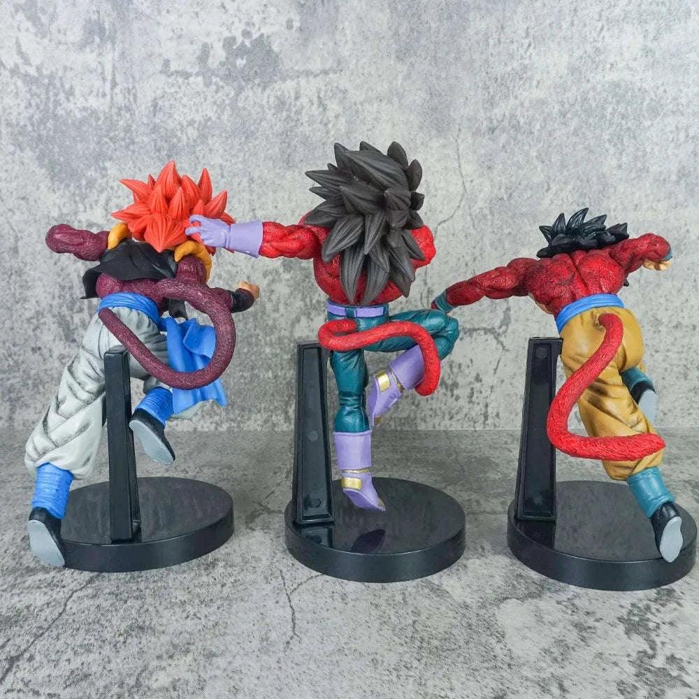 Dragon Ball Figurines SSJ4 Gogeta Premium PVC Set