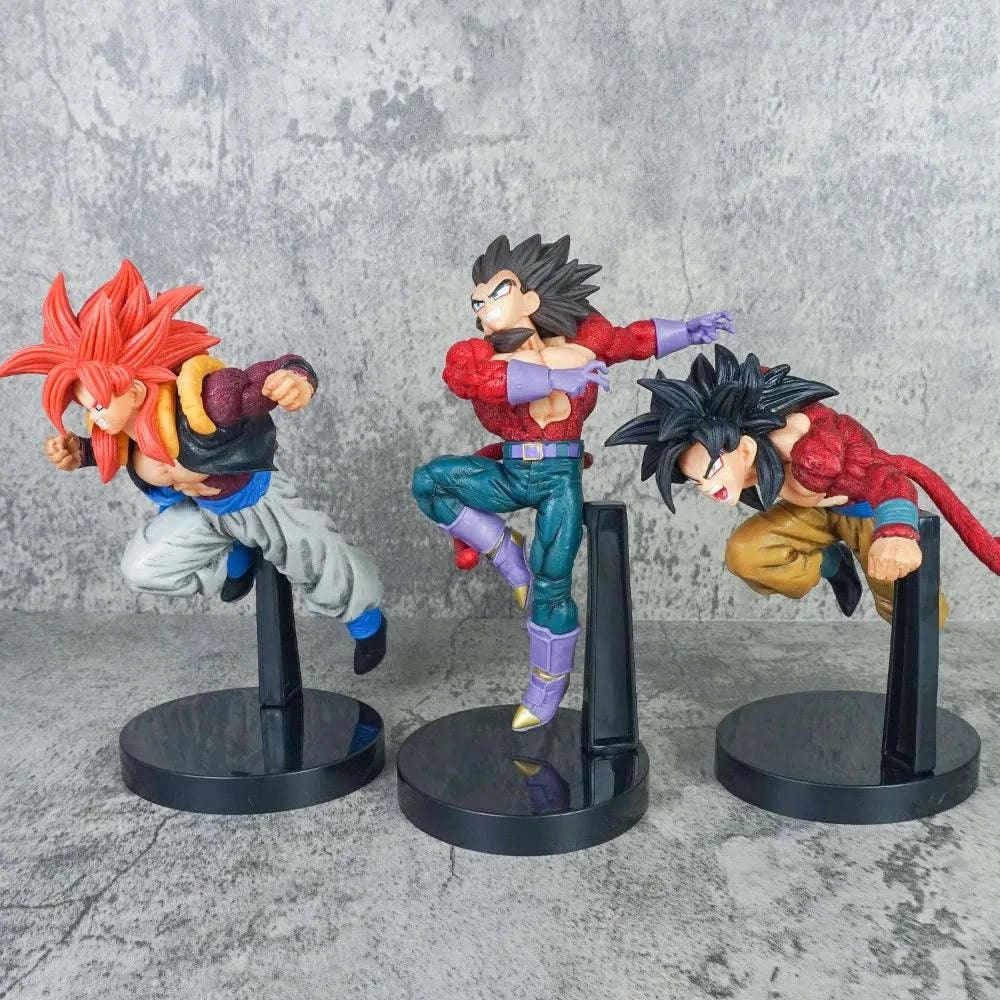 Dragon Ball Figurines SSJ4 Gogeta Premium PVC Set