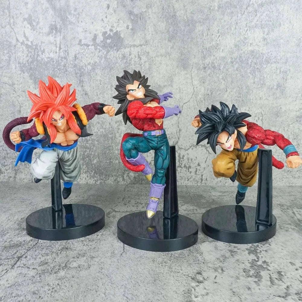Dragon Ball Figurines SSJ4 Gogeta Premium PVC Set