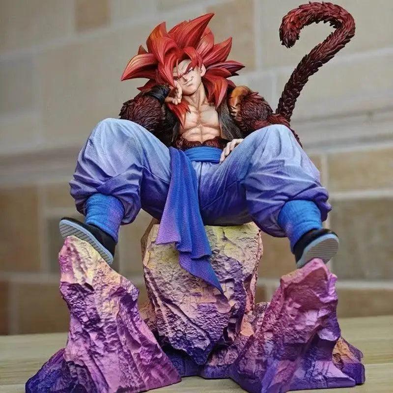  Dragon Ball Gogeta SSJ4 Statue | Sitting | Toylandeu™ 