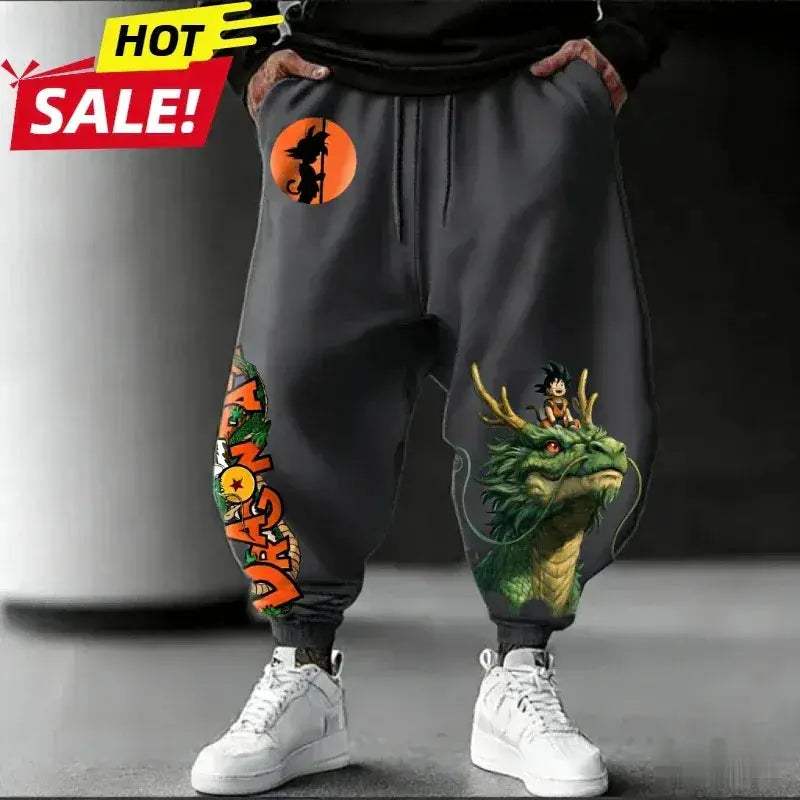 Dragon Ball Goku Anime Sweatpants Unisex Durable Winter Streetwear - ToylandEU