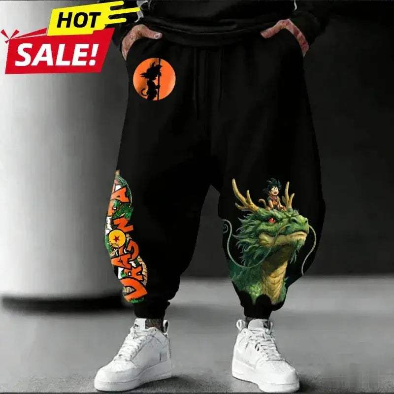Dragon Ball Goku Anime Sweatpants Unisex Durable Winter Streetwear - ToylandEU