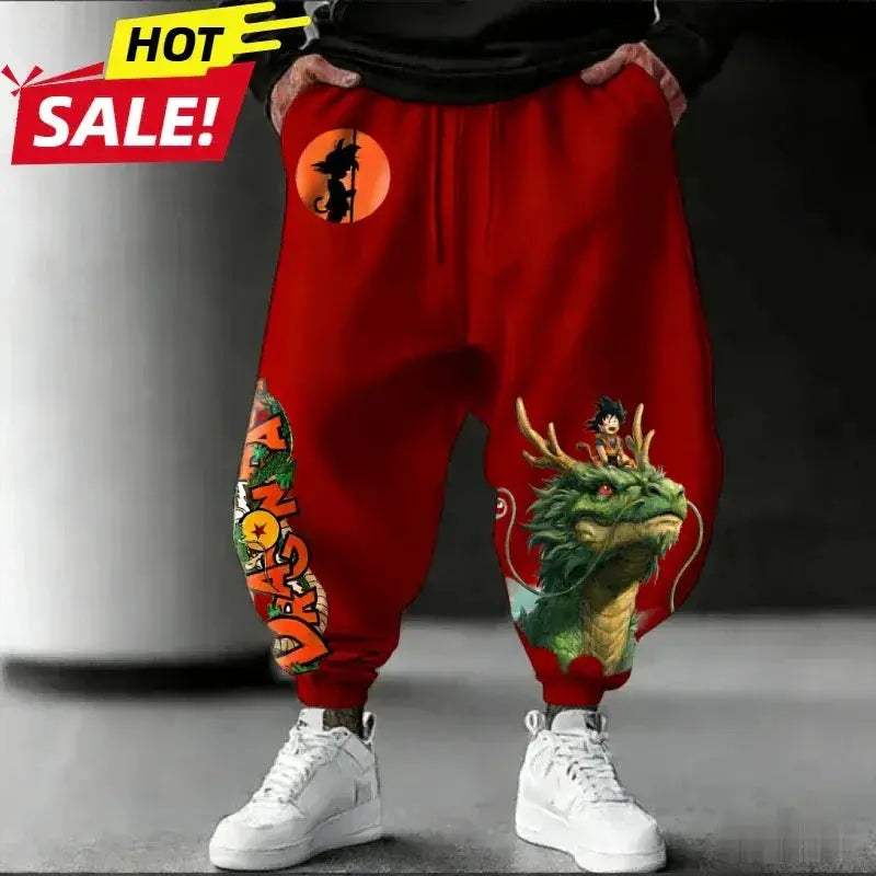 Dragon Ball Goku Anime Sweatpants Unisex Durable Winter Streetwear - ToylandEU