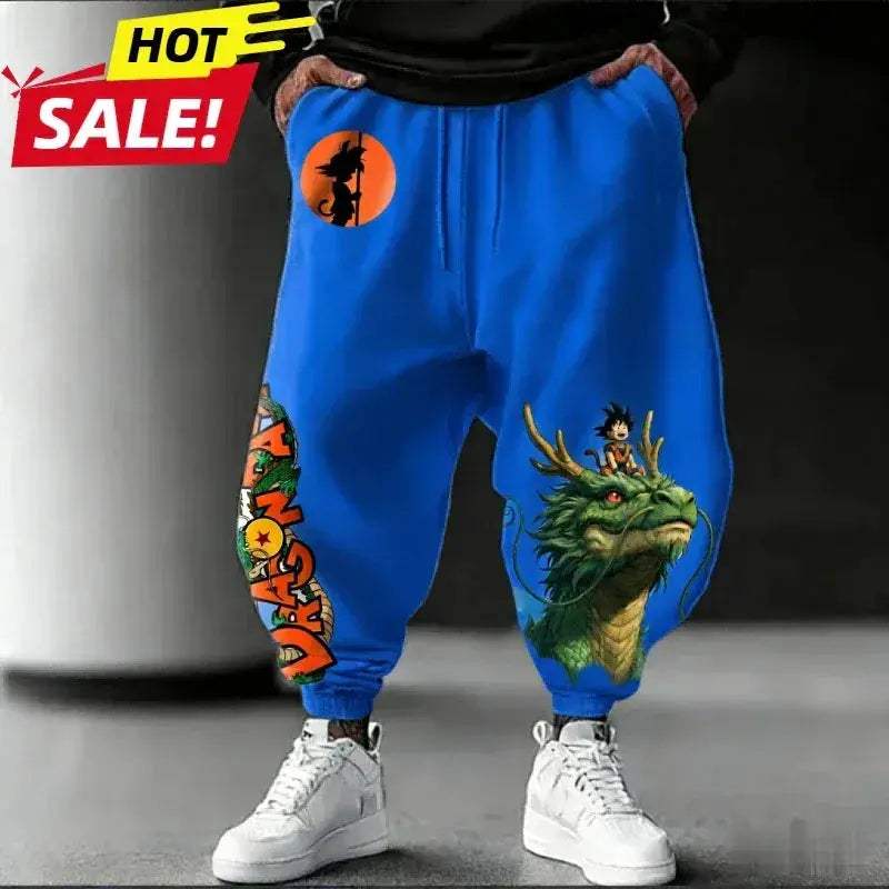 Dragon Ball Goku Anime Sweatpants Unisex Durable Winter Streetwear - ToylandEU