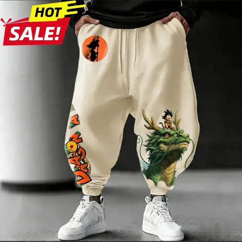 Dragon Ball Goku Anime Sweatpants Unisex Durable Winter Streetwear - ToylandEU