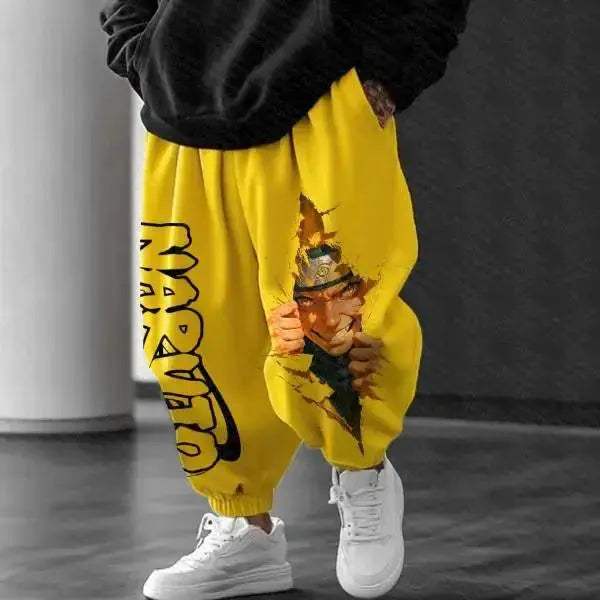 Dragon Ball Goku Cotton Sweatpants Unisex Loose Fit Plus Size - ToylandEU