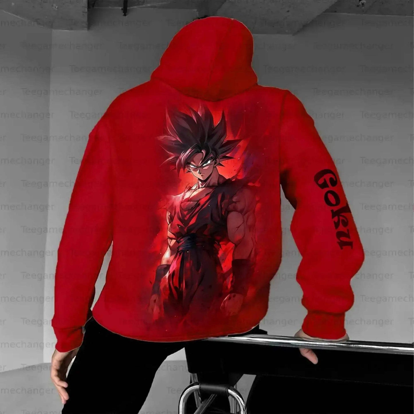 Dragon Ball Goku Red Hoodie And Jogger Set For Cosplay - ToylandEU