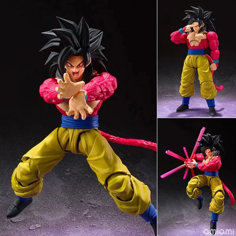  Dragon Ball Goku SSJ4 Action Figure Movable Joints Premium -  ToylandEU™