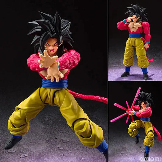  Dragon Ball Goku SSJ4 Action Figure Movable Joints Premium -  ToylandEU™