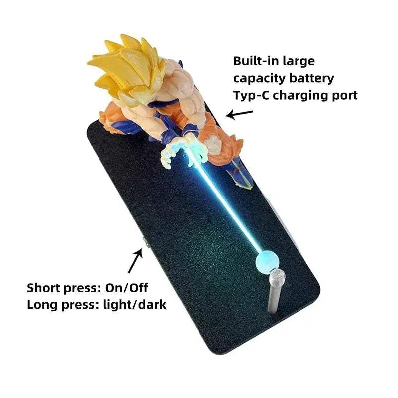 Dragon Ball Goku Soft Light Night Lamp Desktop Decor - ToylandEU