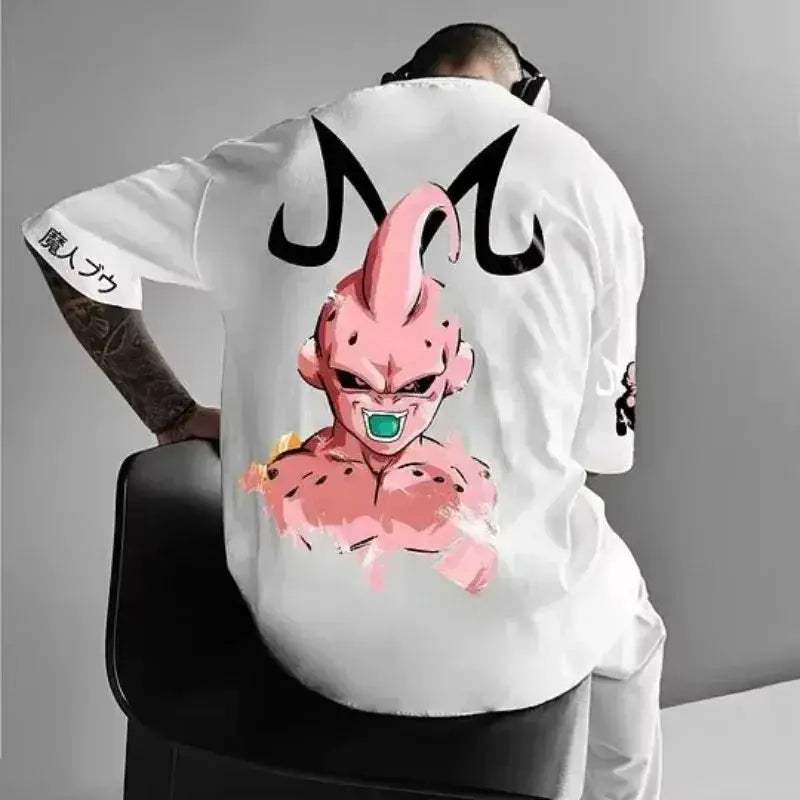 Dragon Ball Hoodie Majin Buu Anime Streetwear Unisex Casual - ToylandEU