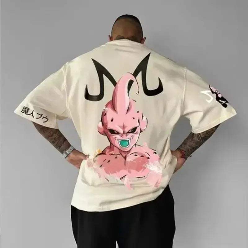 Dragon Ball Hoodie Majin Buu Anime Streetwear Unisex Casual - ToylandEU