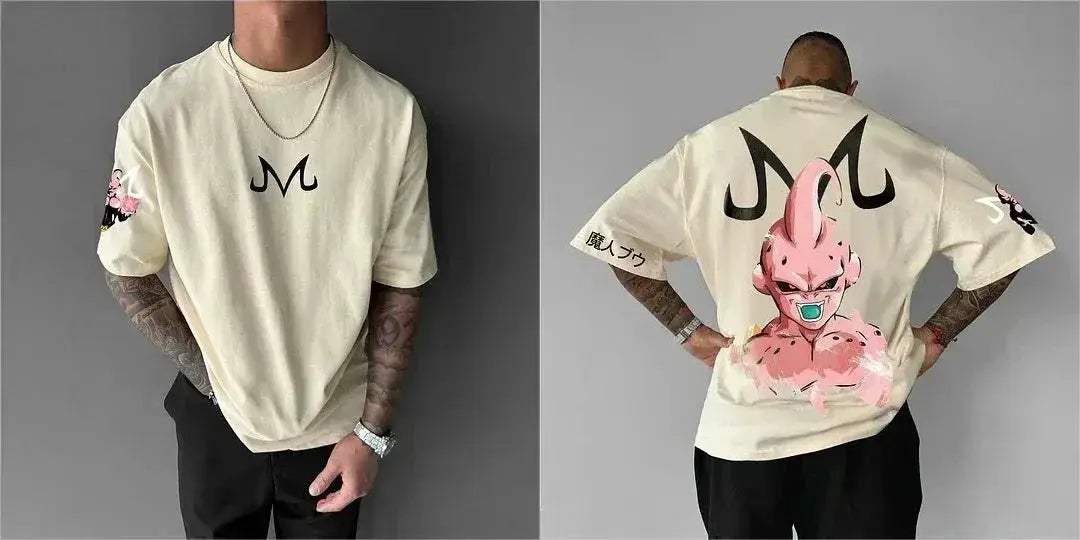 Dragon Ball Hoodie Majin Buu Anime Streetwear Unisex Casual - ToylandEU