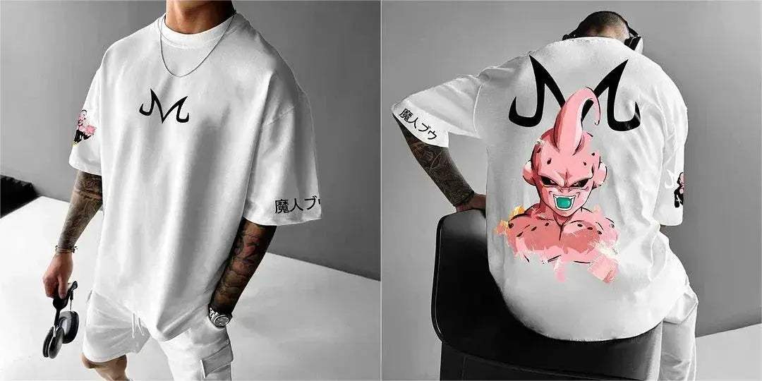 Dragon Ball Hoodie Majin Buu Anime Streetwear Unisex Casual - ToylandEU