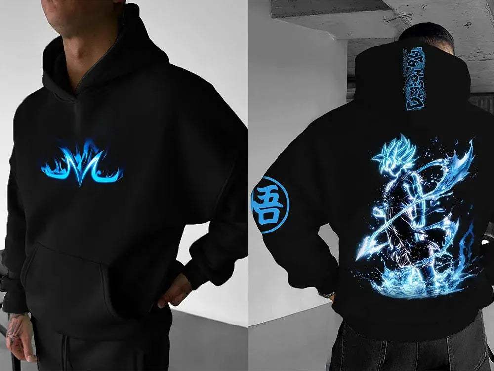Dragon Ball Hoodie Unisex Soft Breathable Stretchy Pullover - ToylandEU
