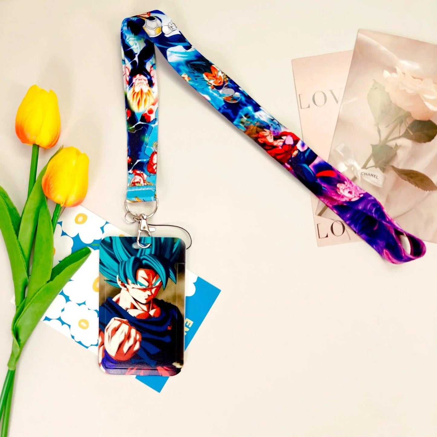  Dragon Ball Lanyard Credential Holder Durable Badges 
