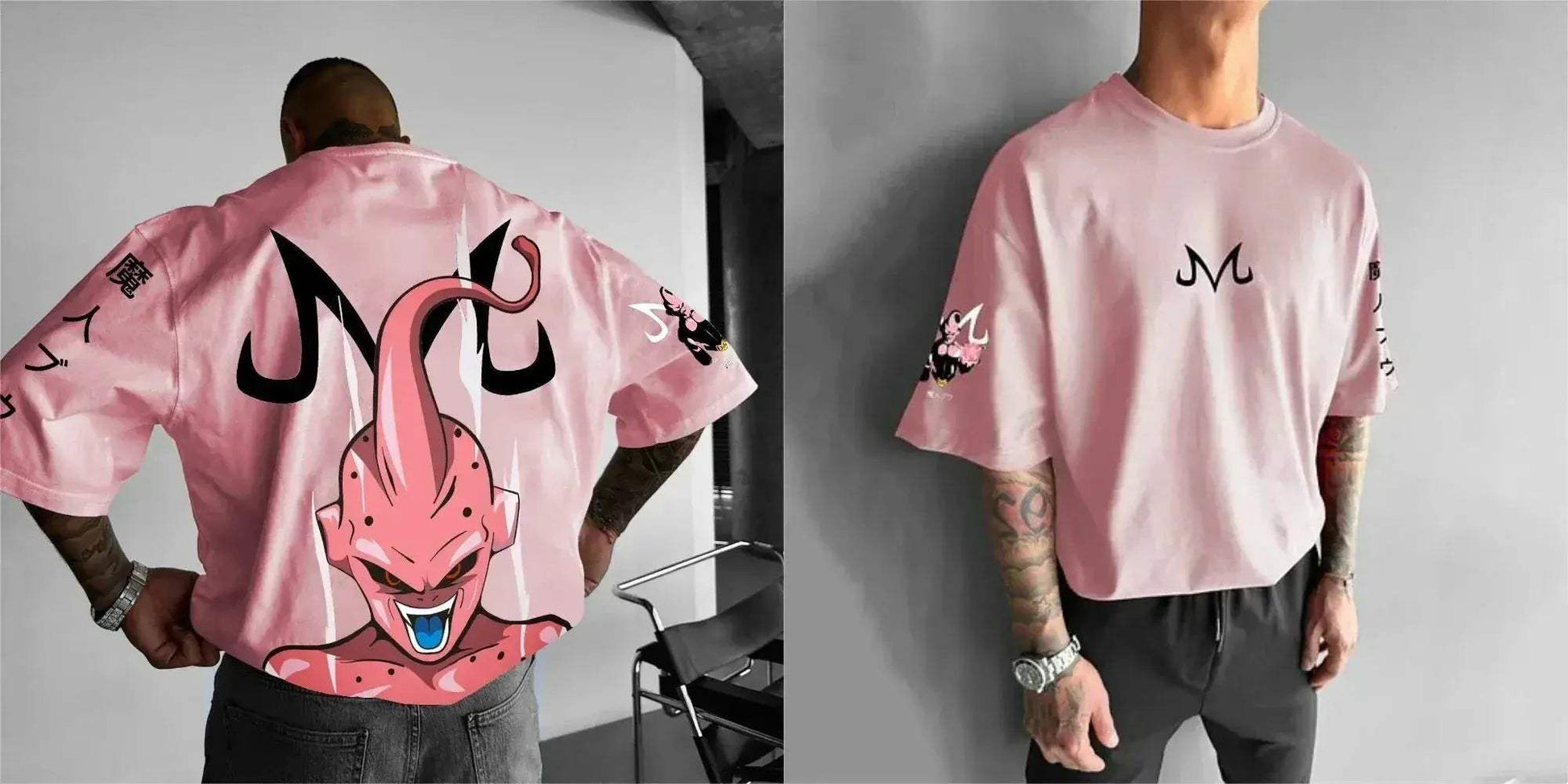 Dragon Ball Majin Buu Graphic Tee Unisex Oversized - ToylandEU