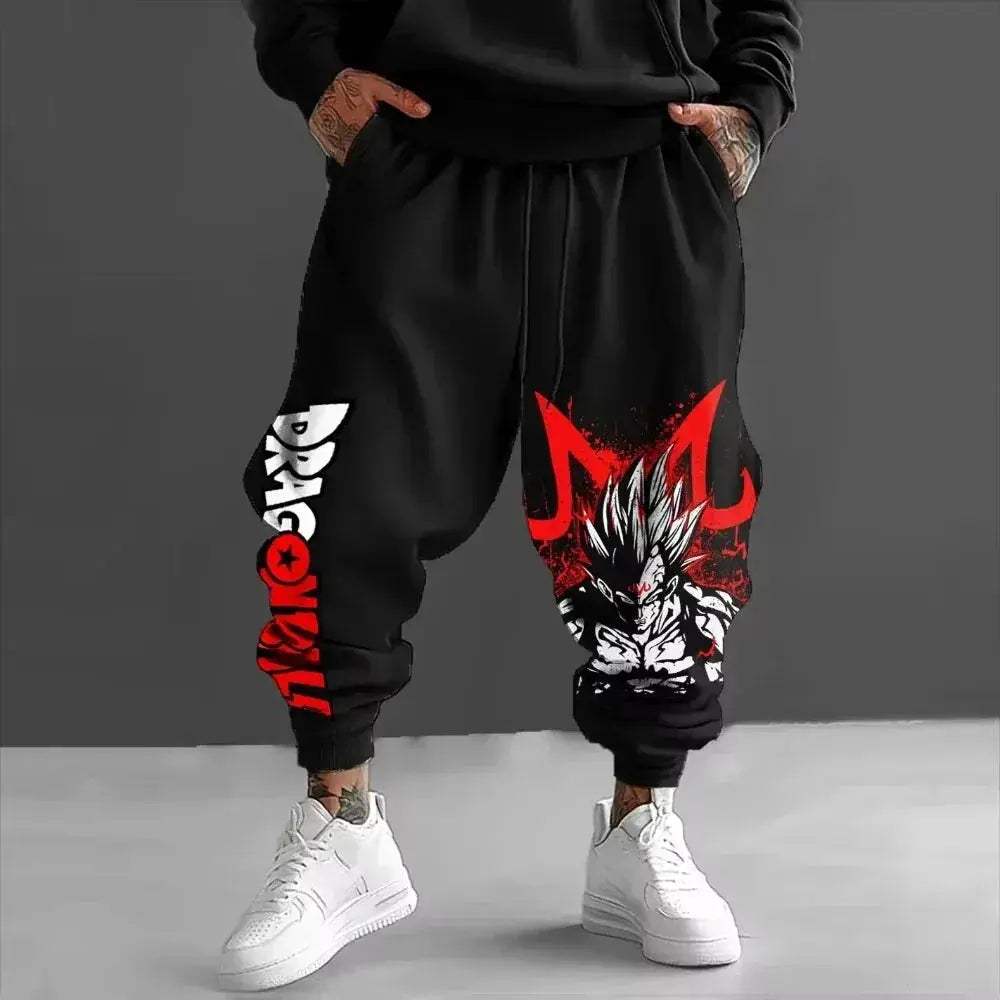 Dragon Ball Majin Buu Jogger Pants Cotton Anime Sportswear - ToylandEU