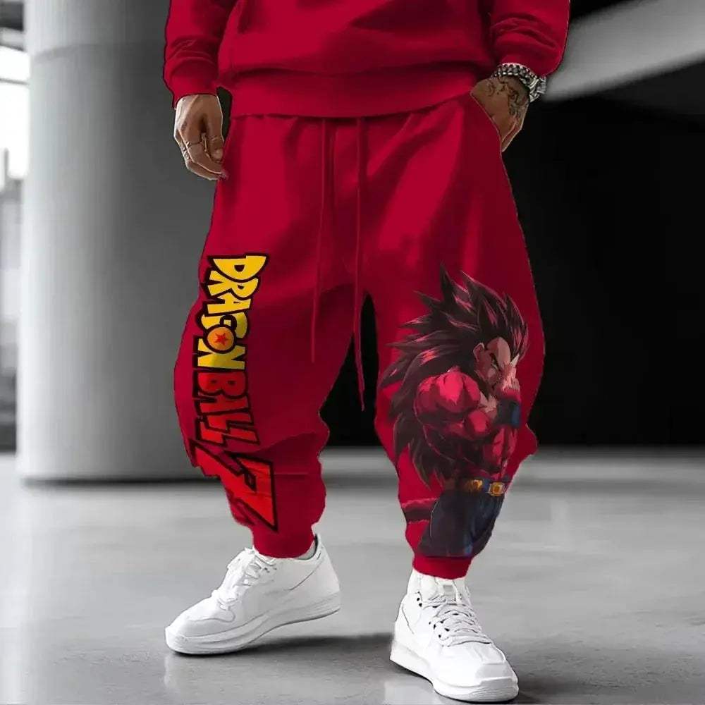 Dragon Ball Majin Buu Jogger Pants Cotton Anime Sportswear - ToylandEU