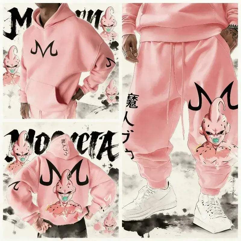 Dragon Ball Majin Buu Jogger Suit For Men Durable Comfort - ToylandEU