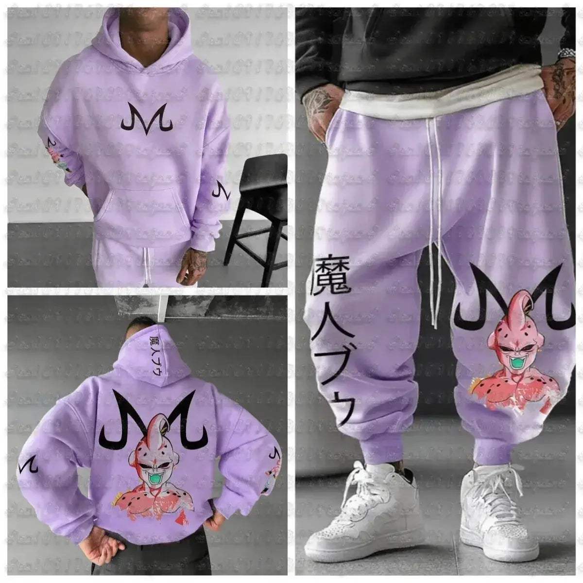 Dragon Ball Majin Buu Jogger Suit For Men Durable Comfort - ToylandEU