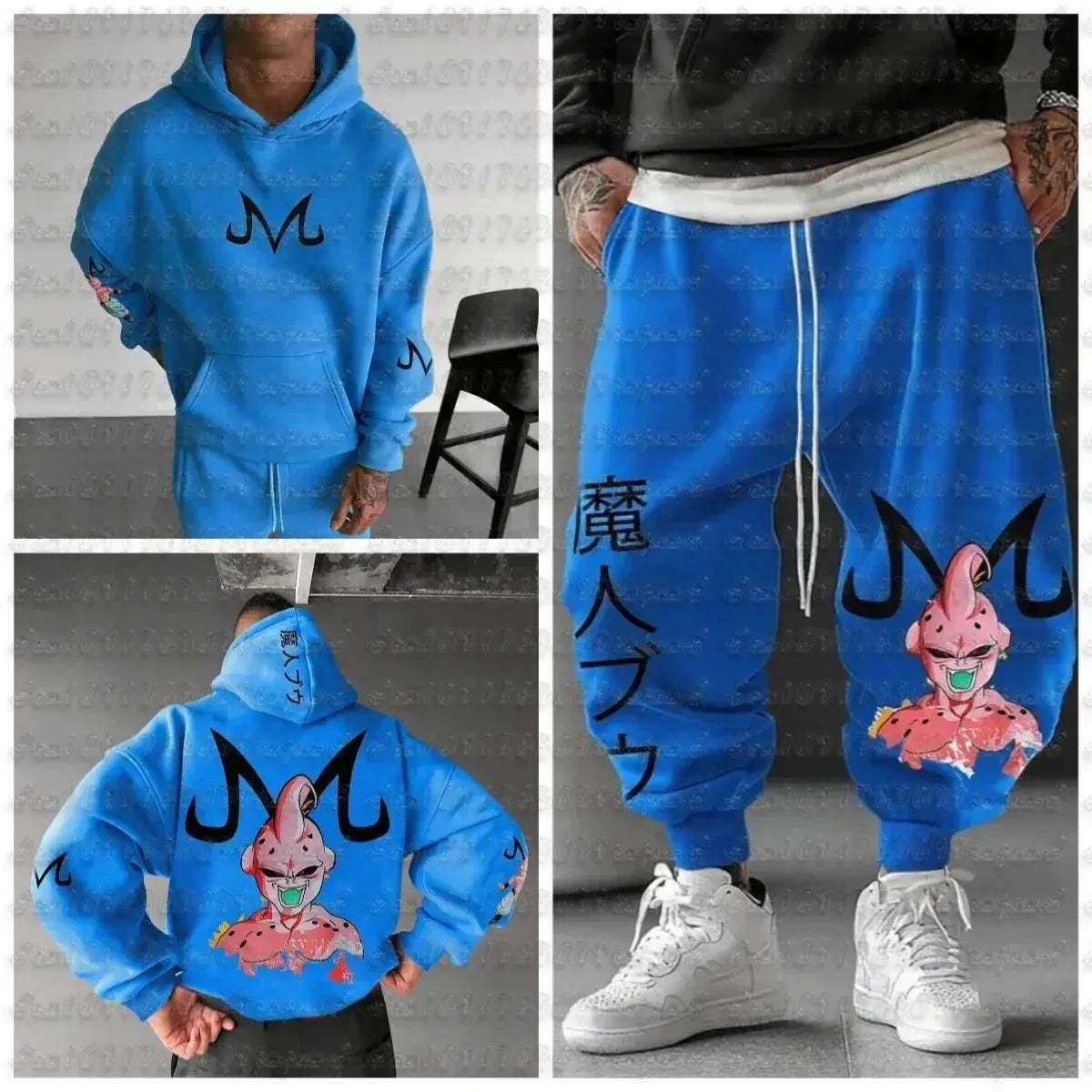 Dragon Ball Majin Buu Jogger Suit For Men Durable Comfort - ToylandEU