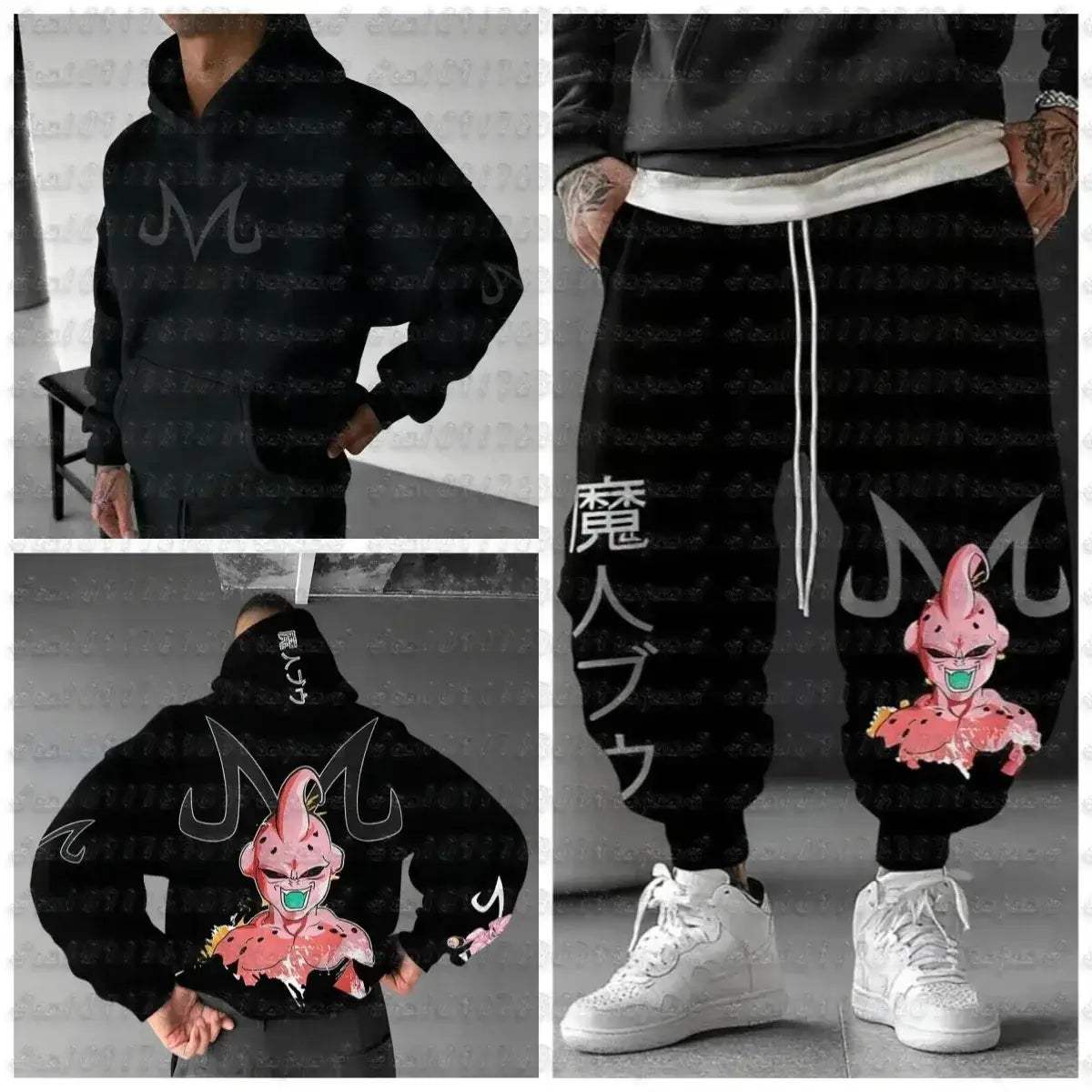 Dragon Ball Majin Buu Jogger Suit For Men Durable Comfort - ToylandEU