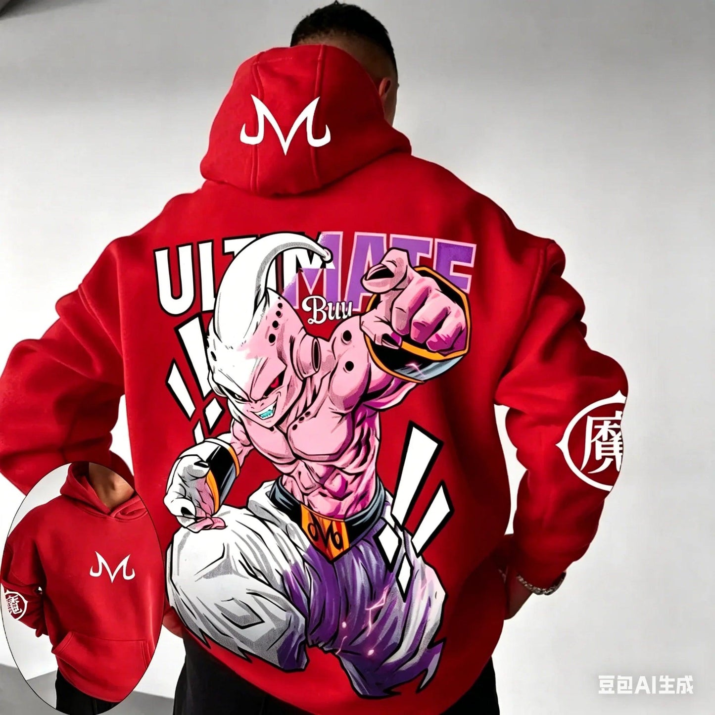 Dragon Ball Manga Hoodie | Majin Buu Design | Toylandeu
