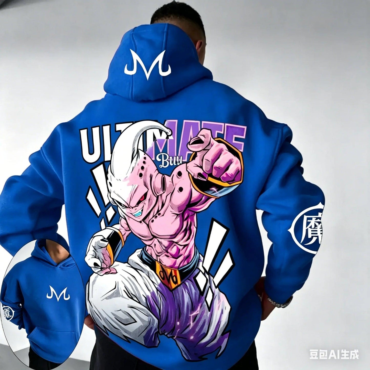 Dragon Ball Manga Hoodie | Majin Buu Design | Toylandeu