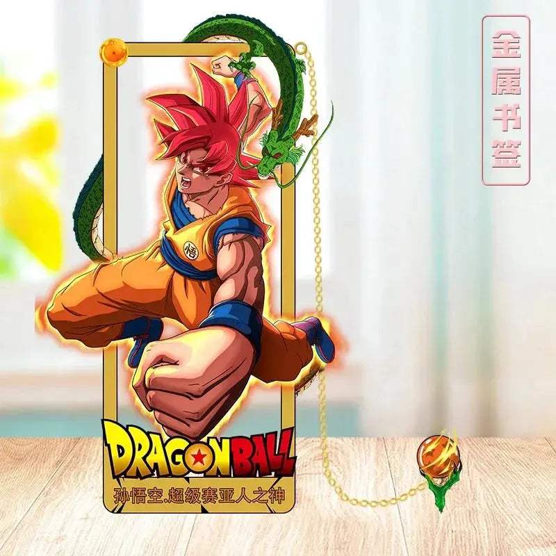 Dragon Ball Metal Bookmarks Featuring Son Goku Durable Gift - ToylandEU