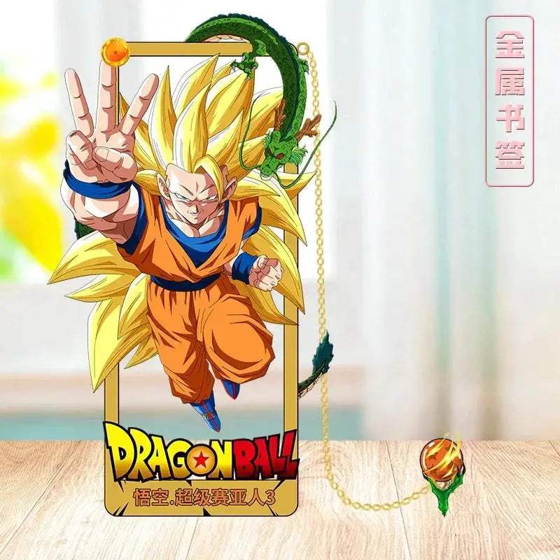Dragon Ball Metal Bookmarks Featuring Son Goku Durable Gift - ToylandEU