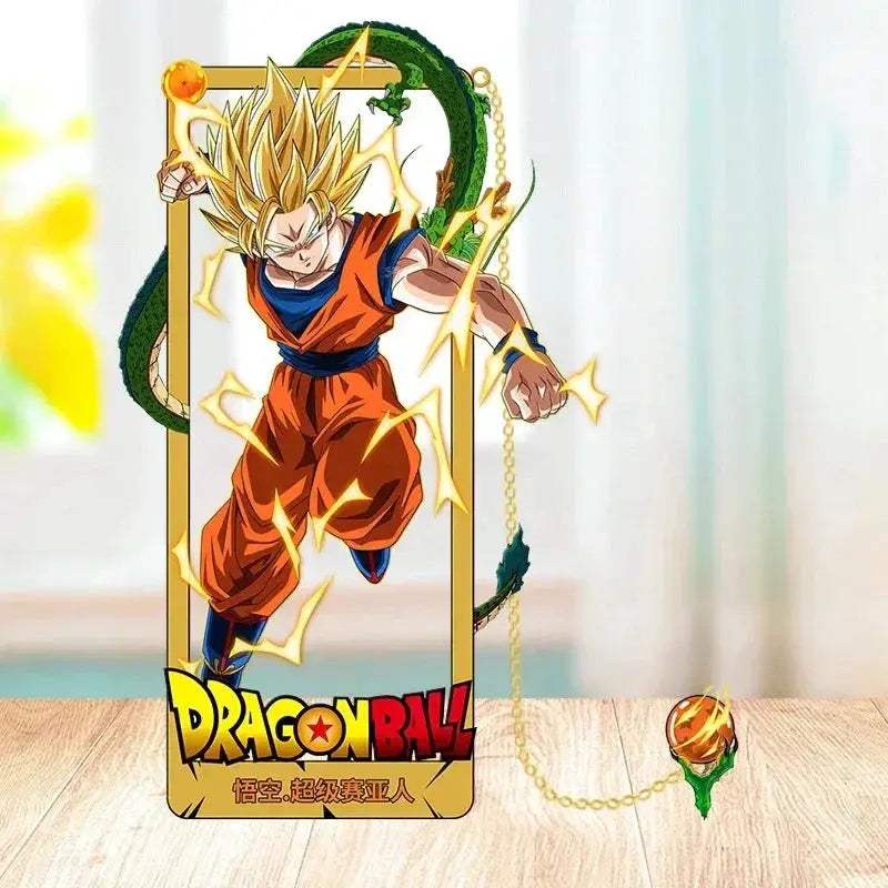 Dragon Ball Metal Bookmarks Featuring Son Goku Durable Gift - ToylandEU