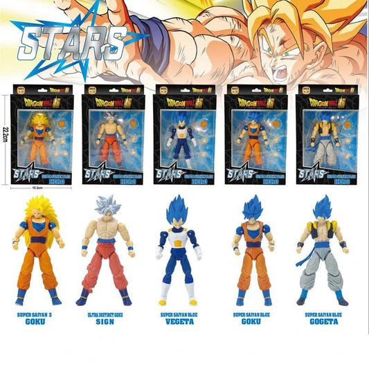 Dragon Ball SHF Goku Vegeta Action Figure Super Saiyan Gogeta Dbz Figurine PVC Collection Toys for Kids Gifts - ToylandEU