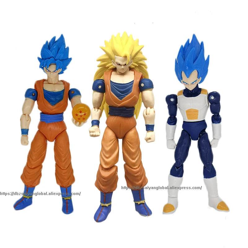 Dragon Ball SHF Goku Vegeta Action Figure Super Saiyan Gogeta Dbz Figurine PVC Collection Toys for Kids Gifts - ToylandEU
