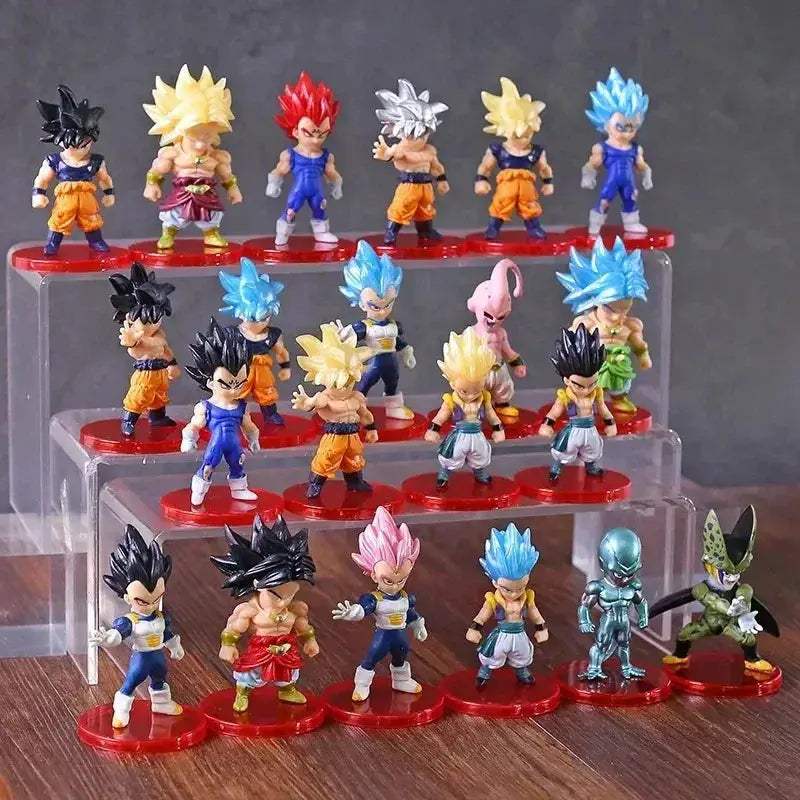 Dragon Ball Super Action Figure Set Goku Vegeta Broly Buu - ToylandEU