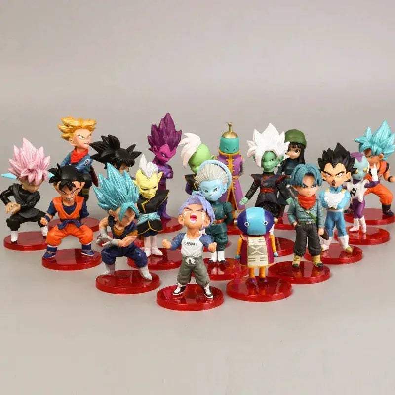 Dragon Ball Super Action Figure Set Goku Vegeta Broly Buu - ToylandEU