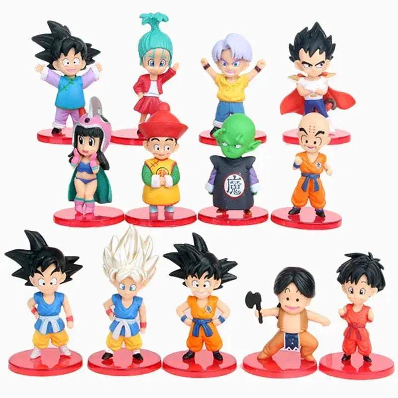 Dragon Ball Super Action Figure Set Goku Vegeta Broly Buu - ToylandEU